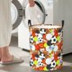 thumbnail image 5 of Fotbe Colorful Balls Cesto de Ropa con Asas, Cesto Impermeable de Gran Capacidad, Bolsa de Lavado para Dormitorio, Cesto de Ropa con Ruedas y Asas-Medium, 5 of 6