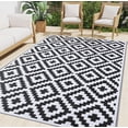 thumbnail image 2 of Outdoor Rug for Patio,Waterproof Reversible,Non-Slip Large Area Rug for Camping, RV, Deck, Balcony, Backyard, Multiple Sizes & Patterns, 2 of 5