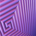 thumbnail image 1 of Ahgly Company Indoor Square Patterned Heliotrope Purple Area Rugs, 4' Square, 1 of 1