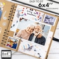 thumbnail image 4 of Fotoalbum för Scrapbooking 60 Sidor (21 x 21 cm) Brunt Tjockt Kraftpapper Perfekt för Dina Scrapbookingalbum Konst- & Hantverksprojekt, 4 of 4