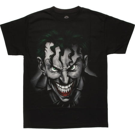 Airbrushed Clothing - Joker Airbrushed Crazed Close Up T-Shirt