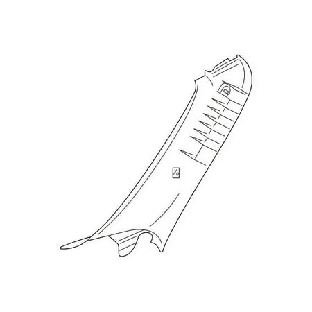 Genuine OE Mazda Windshield Pillar Trim - NE51-68-160G-02