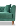thumbnail image 4 of Mid Century Modern Calvon Green Sofa, 4 of 9
