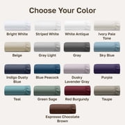 California Design Den Cal King Fitted Sheet Only, Soft 400 Thread Count 100% Cotton Sateen, Deep Pocket, All-Around Elastic, Side Indicators - Bright White
