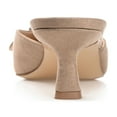 thumbnail image 4 of Journee Womens Vianna Kitten Heel Mules Pointed Toe Pumps, Widths Available, 4 of 10