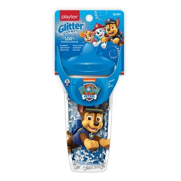 Playtex Stage 3 Paw Patrol Glitter, Boys Insulated Spout Sippy Cups, 9 oz, 1 Pack