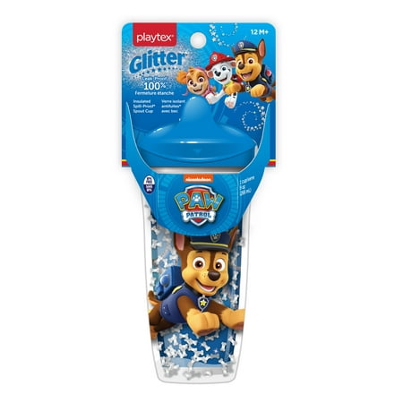 Playtex Stage 3 Paw Patrol Glitter, Boys Insulated Spout Sippy Cups, 9 oz, 1 Pack