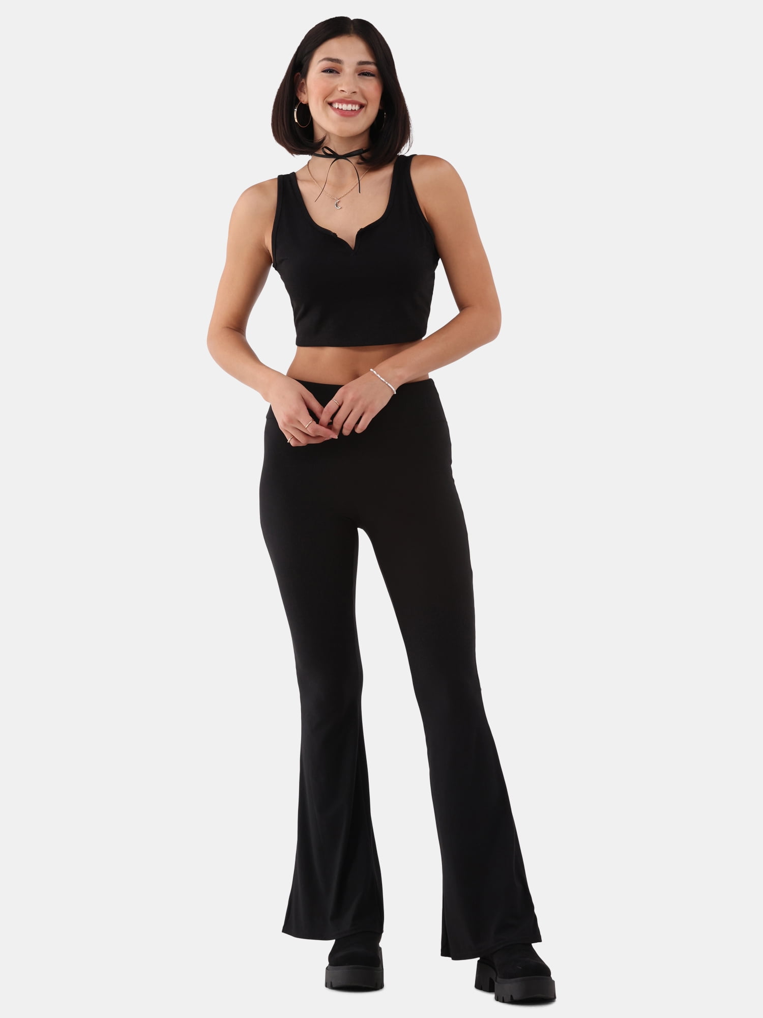Flare Pants and 2-Pack, Women's and Women's Plus - image 5