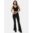 thumbnail image 5 of No Boundaries Flare Pants and 2-Pack, Women's and Women’s Plus, 5 of 6