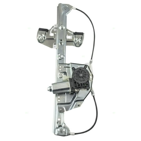 Cadillac Deville Rear Hub BROCK Power Window Lift Regulator with Motor Assembly Driver Rear Replacement for 00-05 Cadillac DeVille 19244838 ()