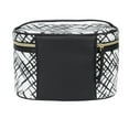 thumbnail image 4 of Equate Beauty Cosmetic Bag - Crosshatch Train Case, 4 of 6