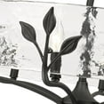 thumbnail image 2 of Calla 6-Light Chandelier in Natural Black with Hammered Water Glass, 2 of 4