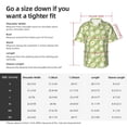 thumbnail image 4 of Picia Daisies Flowers Gentle Cotton Regular Fit Short Sleeve Casual Hawaiian Shirt for Men-XX-Large, 4 of 9