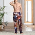 thumbnail image 6 of Lsque The Binding of Isaac Print Men's Pajama Pants, Lounge Pant - Comfortable Home Wear,Elastic Waistband, Stylish Design-XX-Large, 6 of 9