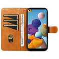 thumbnail image 4 of Phone Case for Samsung Galaxy A21 Magnetic PU Leather Card Slots Durable Wallet Cover, 4 of 5