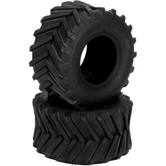 Two 20x12.00-10 Lawn Mower Garden Tractor Turf Tires 4 Ply 20x12-10 20