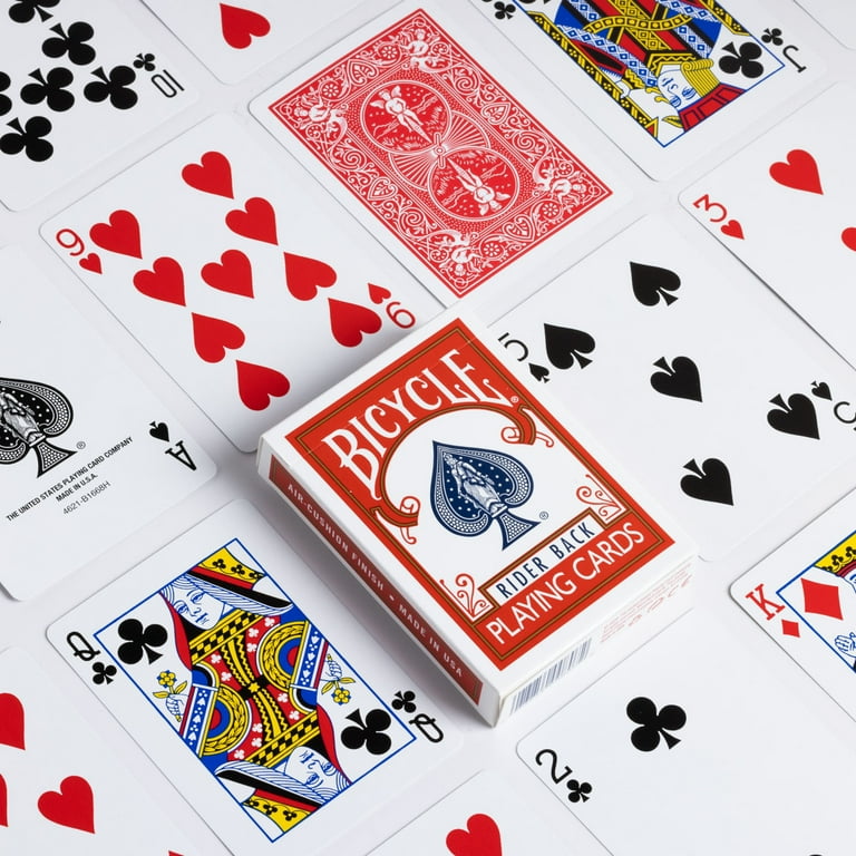 807 Rider Back Playing Cards, Red - Walmart.com