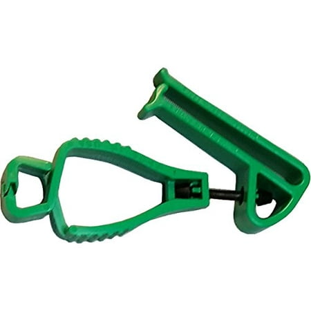 Utility Clips- Green, No metal parts to conduct electricity, rust or corrode. Non Conductive By glove guard