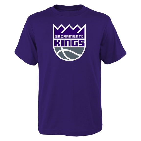 Youth Outerstuff Purple Sacramento Kings Primary Logo T-Shirt