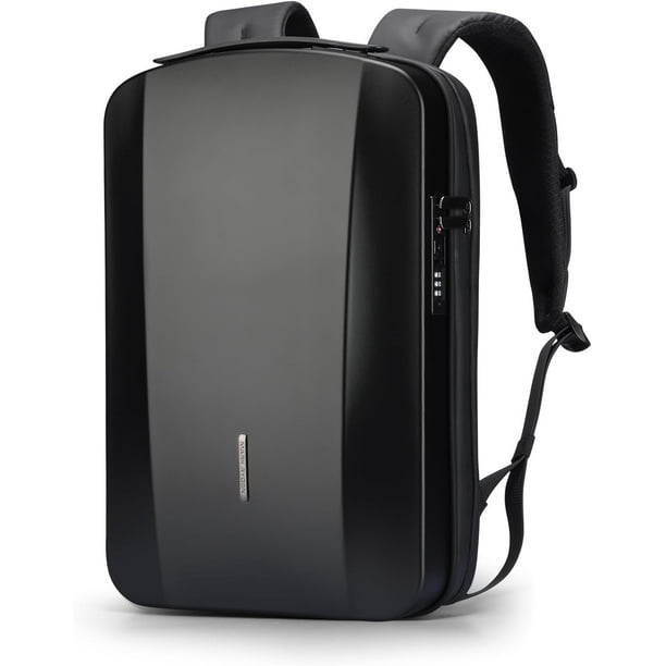 MARK RYDEN Mochila para Computadora Laptop para Hombres, Mochila Antirrobo Rígida con Candado Aprobada por TSA y Puerto de Carga USB, Mochila de Negocios para Trabajar, Desplazarse