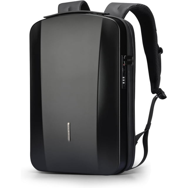 MARK RYDEN Laptop Backpack for Men, Hard Shell Anti-Theft Backpack with TSA Approved Lock and USB Charging Port, Business Backpack for Working, Commuting