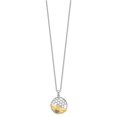 thumbnail image 2 of Auriga Fine Jewelry 925 Sterling Silver Rhodium/Gold-tone Enameled Bee Necklace for Women 18", 2 of 6