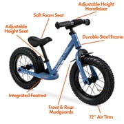 Ozark Trail 12 M.1 Timber Kids Balance Bike, Blue, Unisex