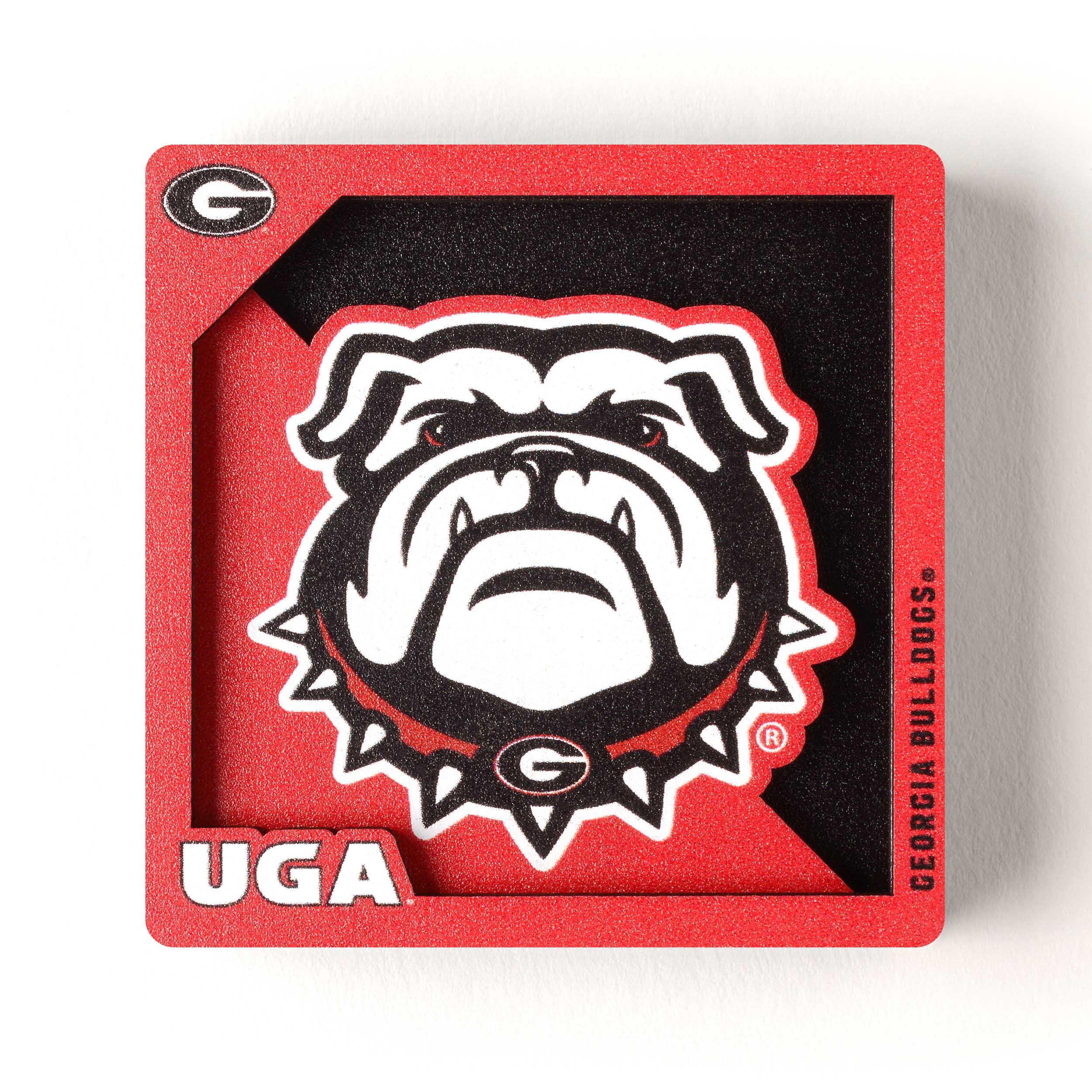 YouTheFan NCAA Georgia Bulldogs 3D Logo Series Magnet
