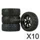 thumbnail image 1 of 10x Ruedas y llantas RC hexagonales de 4 piezas de 12 mm, llantas y llantas RC prepegadas para buggy de camión con inserciones de espuma para Wltoys 1 Macarena ruedas y neumáticos rc, 1 of 8