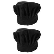 Set of Beauty Spa Hat Chef Universal Kitchen Barbecue Cotton Miss Men and Women