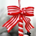 thumbnail image 6 of 3 Pieces Christmas Candy Ornaments Lollipop Ornament Candy Cane Hanging Decor Peppermint Christmas Tree Decoration Fake Candy Canes Crafts for Xmas Wreath Party Supplies, 6 of 9