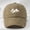 Khaki, variant on Interesting baseball cap, mountain print, outdoor men's casual sports, breathable duckbill cap, washed retro sun hat