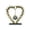A, variant on DefiDgd Clear Crystal Iron Standing Ornament,Minimalist Modern Ball Abstract Art Decoration Decorative Ornaments for Home Living Room Bedroom Office Decor(A)