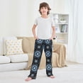 thumbnail image 6 of Kids' Pajama Pants Soft Relaxed Fit Sleep Pants Lounge Pants with Pockets Explosion Of Blue Ink Small, 6 of 9