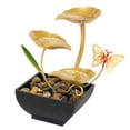 thumbnail image 4 of Fuente de Agua de Mesa Cascada con Adorno de Flujo de Agua Circular Meditación Escritorio Fuente Interior Oficina Hogar Dormitorio Cena Granja Sunnimix Fuente de mesa, 4 of 8