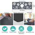 thumbnail image 3 of Kitchen Sink Splash Guard Faucet Mat -1 PC Super Absorbent Fast Drying Mat Sink Gadgets-Splash Guard Behind Faucet Drip Catcher for Kitchen, Bathroom,Sink Mat, Dish Drying Mat, Bathroom(15" X 5.5" ), 3 of 6