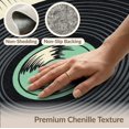 thumbnail image 6 of ODIKA 8'x10' Washable Area Rug Record Retro Vintage Music Spinning Grooves Concentric Disc Vinyl Cd Playful for King Size Bedroom Under Bed, Master Suite, Non-Shedding, Easy Care, 6 of 7
