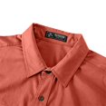 thumbnail image 3 of Long Sleeve Cargo Shirts for Men Cooling Breathable Lightweight Button Down Lapel Collar UPF 50 Sun Protection Multi Pocket Tactical Outdoor Work Tops Fishing Hiking, 3 of 7