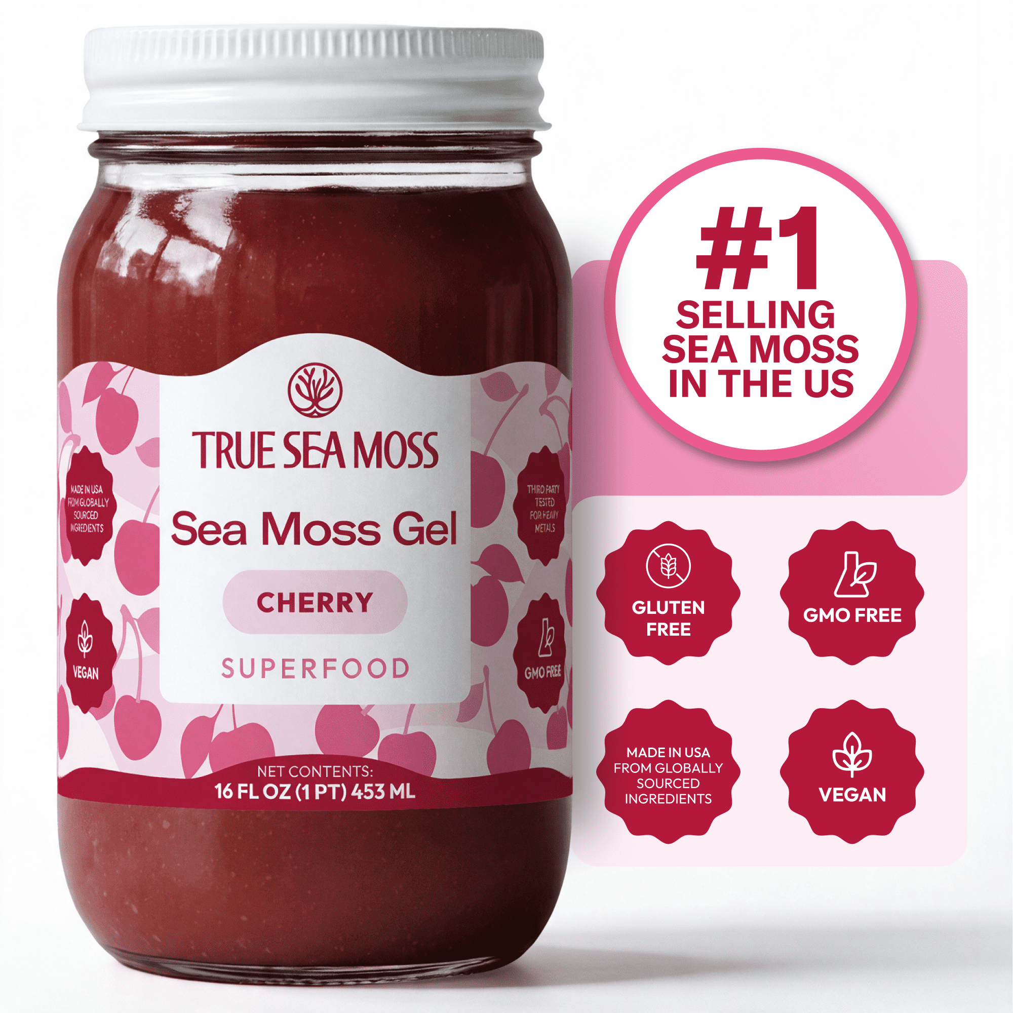 TrueSeaMoss, Irish Sea Moss Gel, Wildcrafted, 16 fl oz - Walmart.com