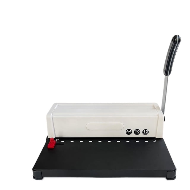 Binding Machine Punching 12 Sheets Easy To Punch 10 Hole Square Size Holes Fit Letter Size A4 A3 Book Binder For Files School ,Pinpoint Punching