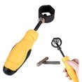 thumbnail image 2 of Metal Punch Stamp Holder Universal Holds Up To 15mm In Diameter With White Rubber Handle For Metal Working, 2 of 6