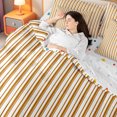 thumbnail image 4 of Erosebridal Modern Lines 7pcs Queen Bedding,Linear Geometric Print Bedding Comforter Set Queen,Polkadot Reversible, 4 of 7