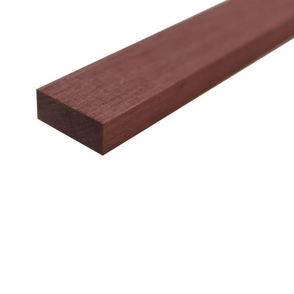 Purpleheart Lumber Board 3/4" x 2" x 18" | 4 Pack Combo | 3/4" Boards | Cutting Board Blocks