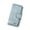 blue, variant on Large capacity long women's matte PU multi-purpose women's wallet clutch bag card bag women's high-end sense