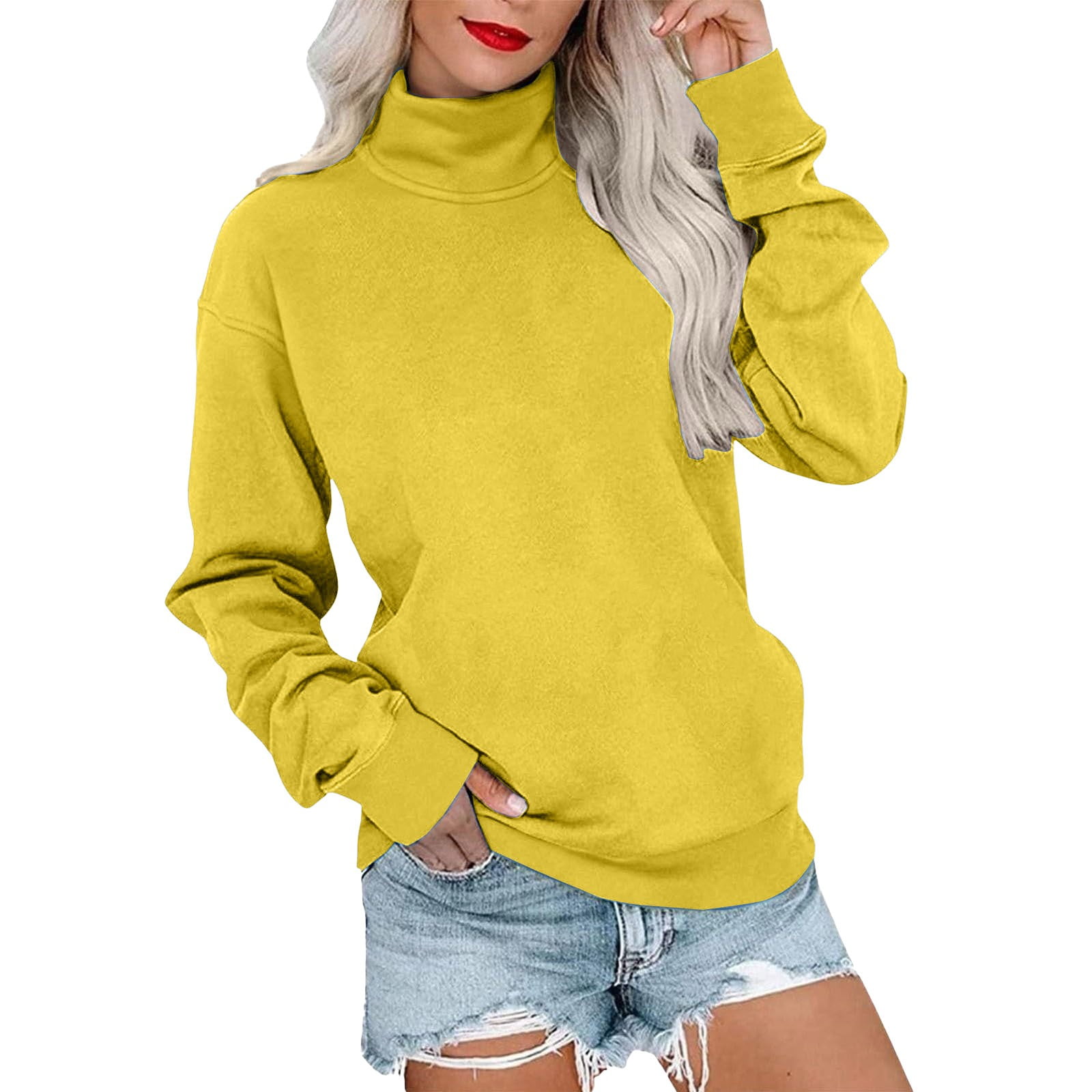 Womens Sweatshirt, Fadeal Crewneck Sweatshirts Women Fleece