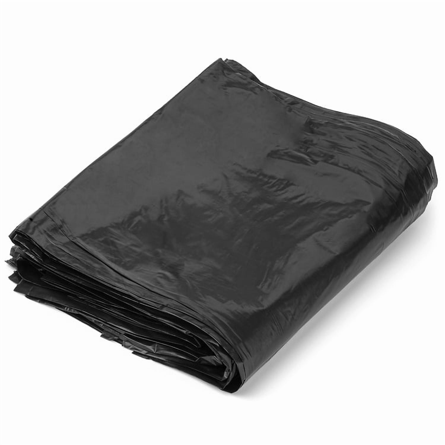 Aluf Plastics CXP SERIES 30 - 33 Gallon Trash Can Liners (100 Count) - 30" x 36" - Thick 1.5 MIL (Equivalent) Black Trash Bags for Contractors, Outdoor, Industrial, Commercial, Recycling and More