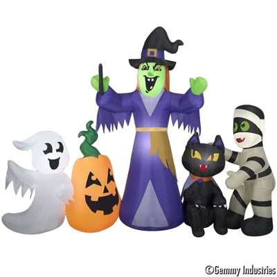 Gemmy 12 Airblown Giant Witch Halloween Inflatable 