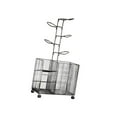 thumbnail image 4 of Almencla Support de Rangement pour Balles de Basketball avec Roues, Debout, avec Panier et Support pour Balles, Support de Garage pour Équipement de Sport Noir, 4 of 8