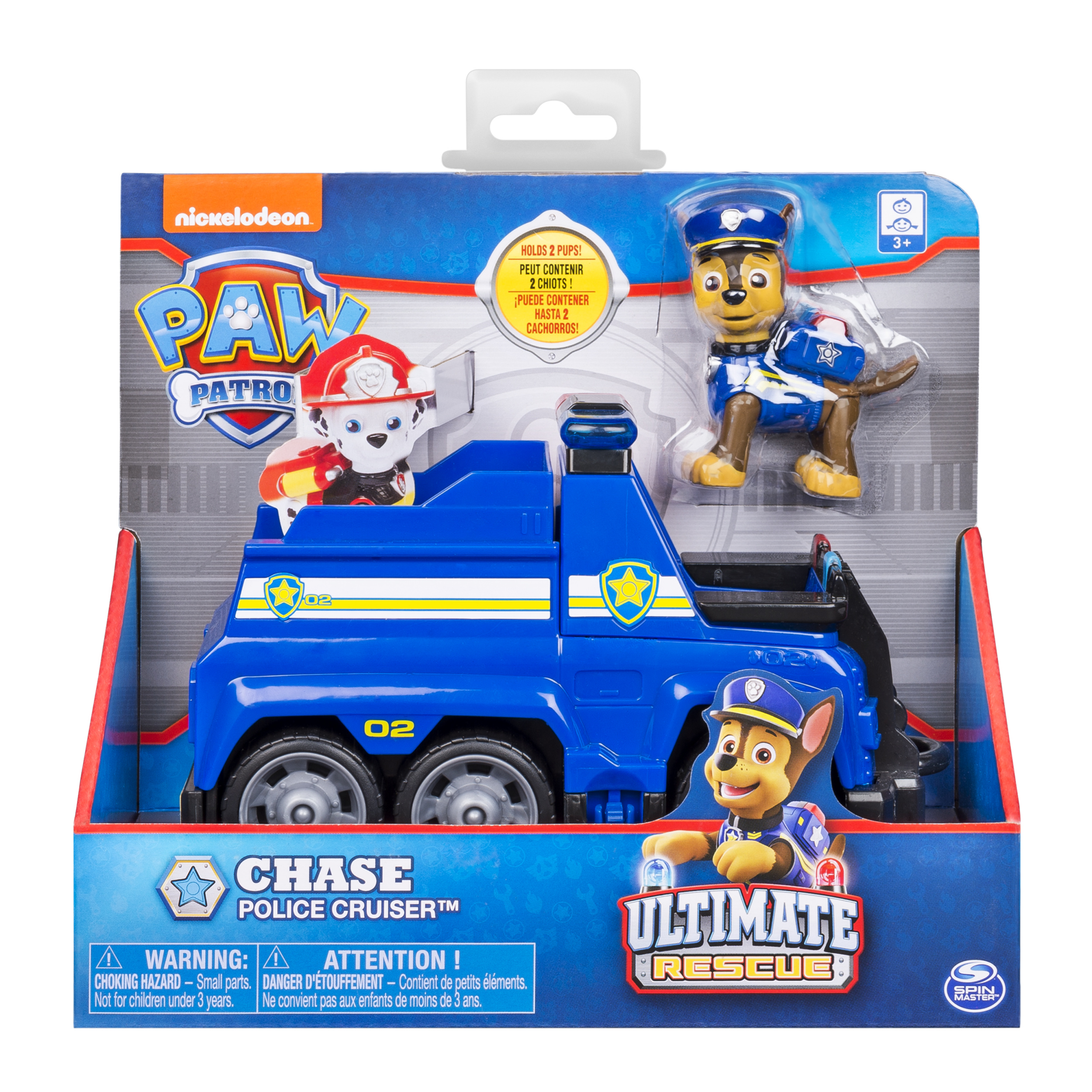 PAW Patrol Ultimate Rescue, Chase’s Ultimate Rescue Police Cruiser with Lifting Seat and Fold-out Barricade, for Ages 3 and Up - image 2 of 7