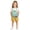 100Light Green107, variant on CAIVO Kids Jumpsuits Girls Ice Cream Print Overalls Adjustable Strap Shorts Kids Summer Shorts Boys Girls Breathable Mix Easy Elastic Waist Kids Shorts